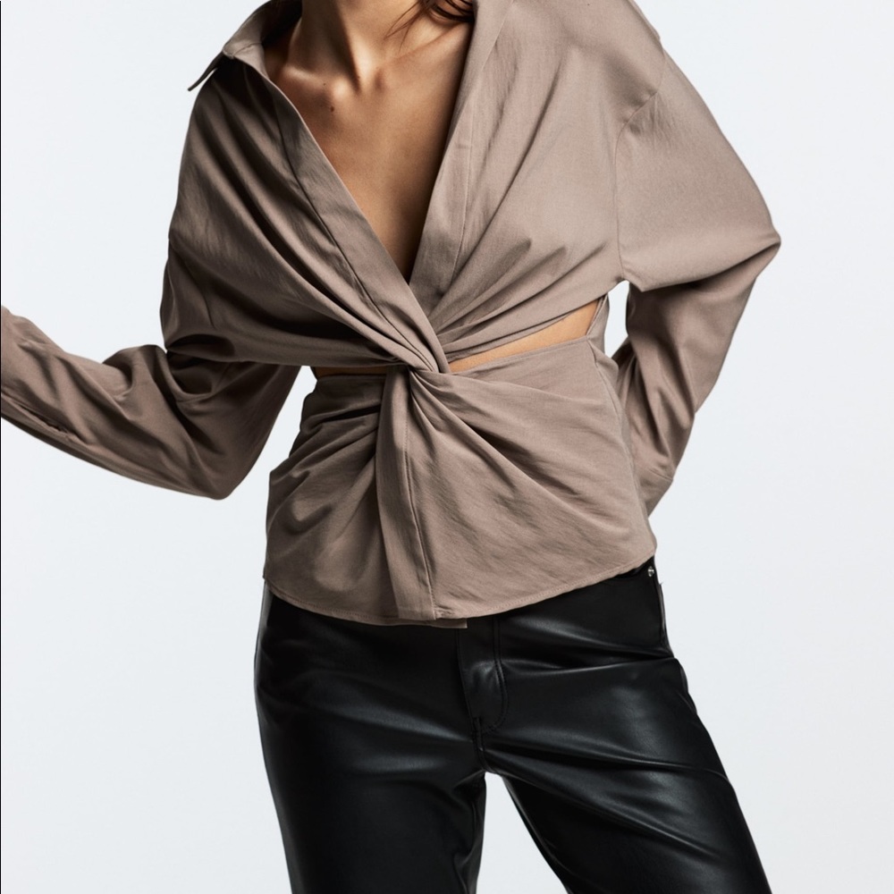 Zara cut our shirt